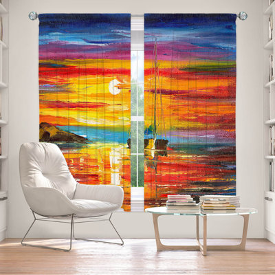 Jenavieve Room Darkening Curtain Pair