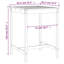 Schupple Square Pine Outdoor Dining Table , cm W 82.5cm cm D-1211861132-1211861120