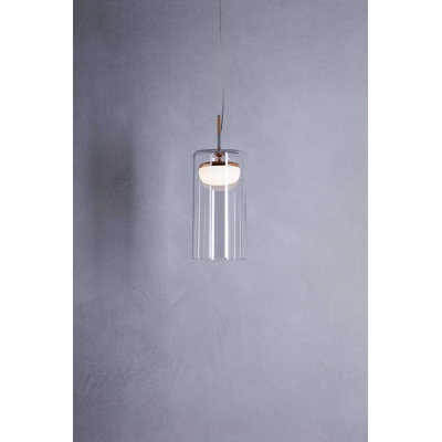 1 - Light LED Cylinder Pendant