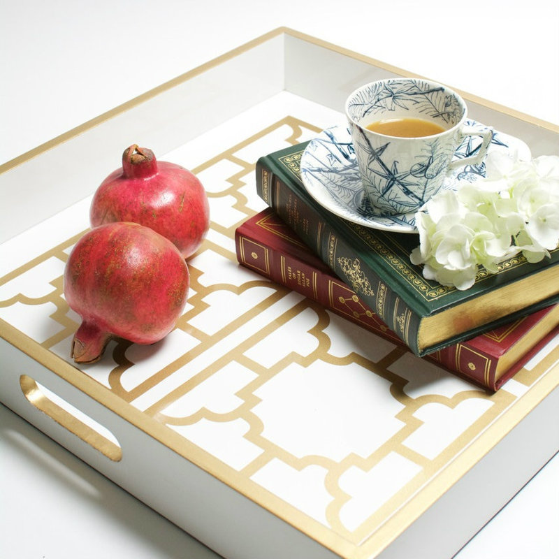 Manette Tray, White