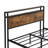 Metal Platform Bed Frame with Wooden Headboard , No Box Spring Needed, Easy Assemble-1668402282-1668402283
