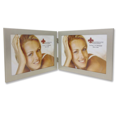 Cadre photo double contemporain