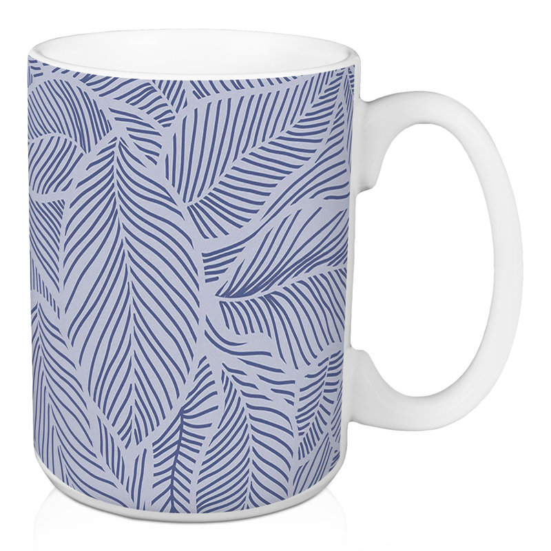 Tasse Blue Fronds