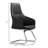 Stiller Leather Office & Conference Chair – Executive Desk Seating with Fixed Arms, Lumbar Support, Swivel Base, and Iron Frame-139476735