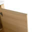 Meuble-lavabo autoportant de 234 cm avec lavabo en céramique blanche et 1 petite armoire de rangement-201458388-212043673