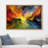 Color Blocks " Colorful Abstract Shapes Bright Yellow "-96384540-96384542