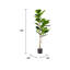 Axel 59 " H Faux Tree Iron