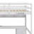 Full-Size Loft Bed Set, Comprising Desk, Cabinets, Drawers, Bedside Tray, And Power Charging Port