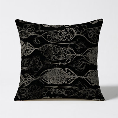 Gothic Petals Indoor And Outdoor Throw Pillow