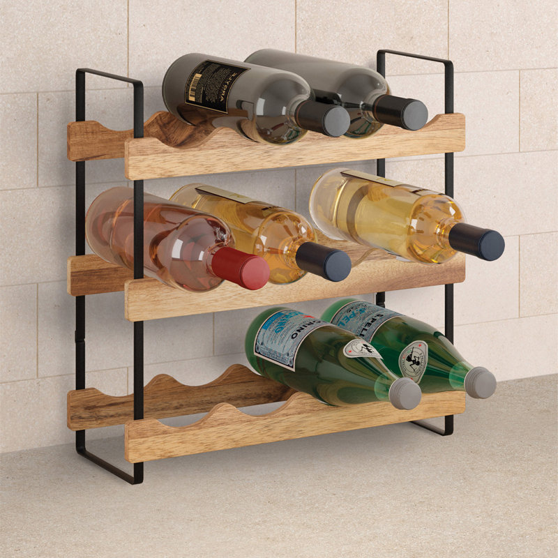 Wine Bottle Rack Brown
