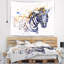 Petite tapisserie d'art d'illustration de zèbre Animal-28483462