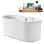 1501.1mm x 701mm Soaking Acrylic Bathtub-350271063