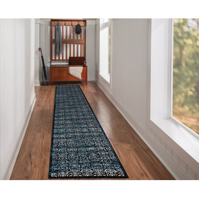 Tapis bleu marine Ephraim