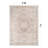 Valora Beige Medallion Machine Washable Flatweave Area Rug With Non-Slip Backing-1943318894