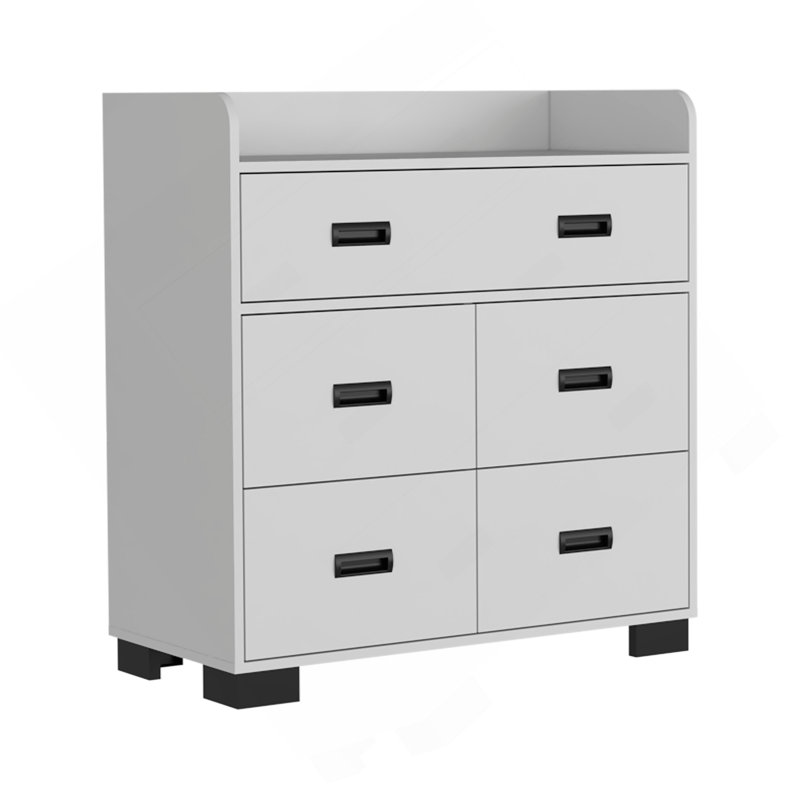 Commode Waporan, chambre à coucher, blanc