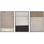 Ensemble de 3 peintures sur toile avec cadre flottant-76015975-76015977