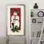 Bonhomme de neige I - cadre photo, reproduction d'art-873409645-873409635
