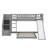 Stairway Twin Over Twin Bunk Bed With Two Drawers And Slide-101716719