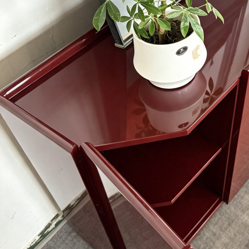 Buffet Modern, 35.4" H x 55.12" W x 15.75" D, Wine Red