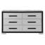 DRESSER NOIR GRIS ADELAIDE