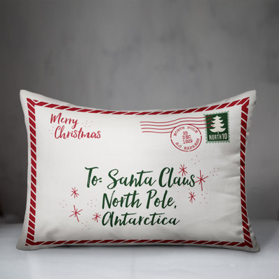  Letter to Santa Lumbar Pillow