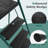 Stroupe 4 Step Folding Ladder 330lbs Portable Steel Anti-slip Step Stool W/tool Platform