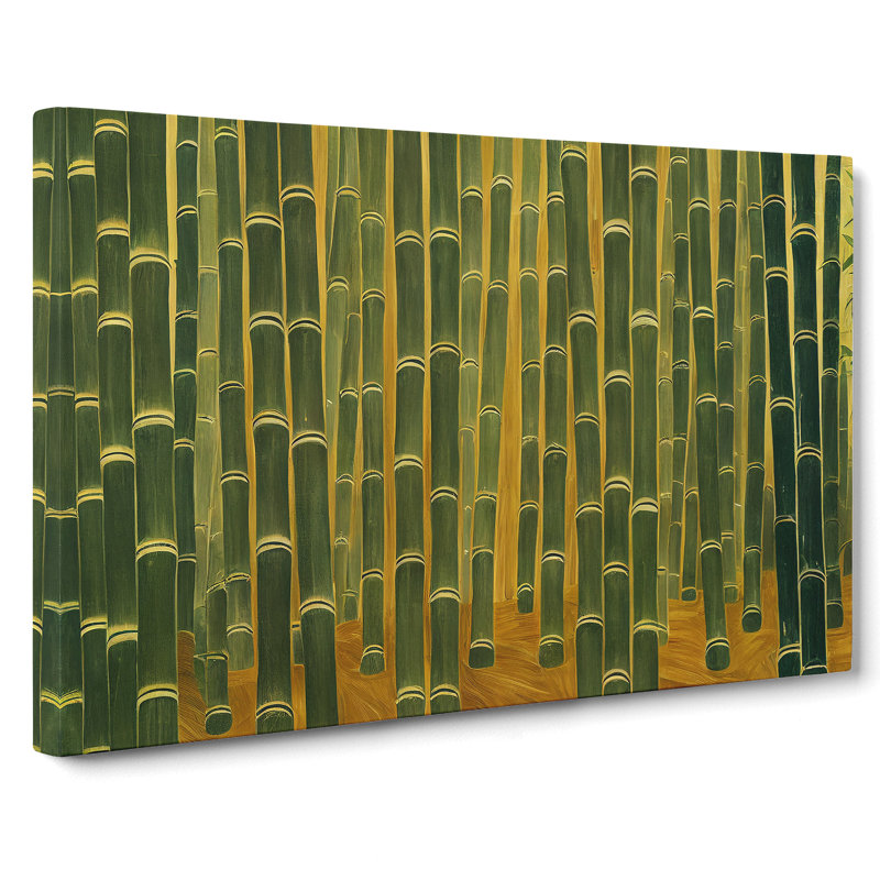 Grand Bamboo Forest - Wrapped Canvas Print, 35cm H x 50cm W x 3cm D