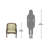 Due Cigno 27.5Cm Wide Polyester Barrel Chair
