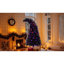 6FT Artificial Christmas Tree With LED Light, Pre-Lit Curved Shape Artificial Whimsical Xmas Tree With 900 Tips, Christmas Tree