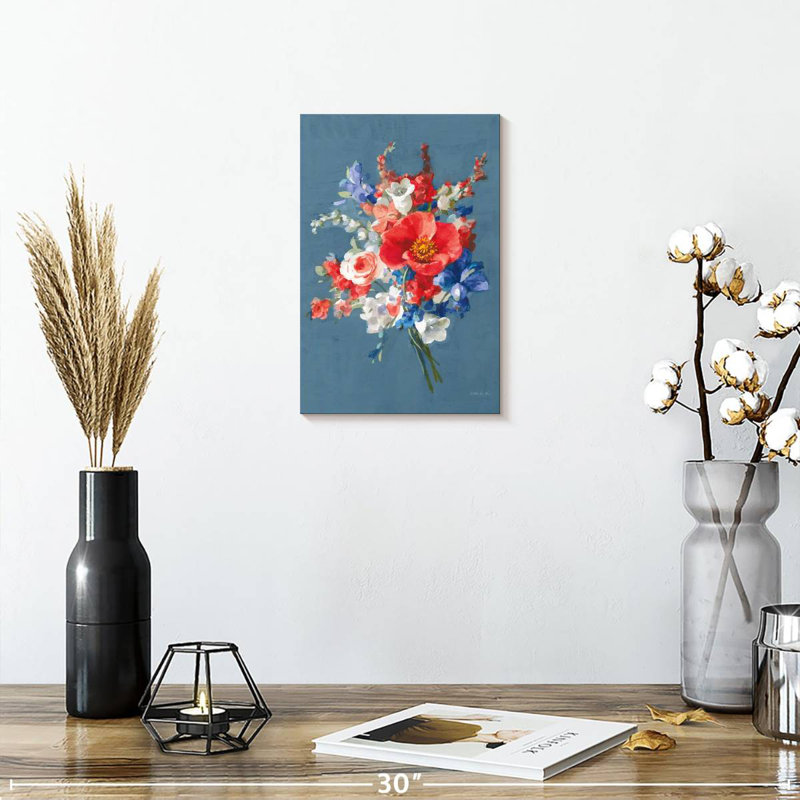 Harnek July Bouquet, 12" H x 8" W