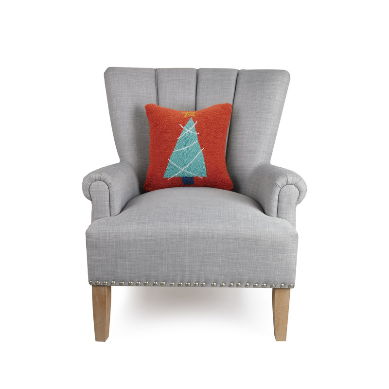 Christmas No Pattern And Not Solid Color Throw Pillow