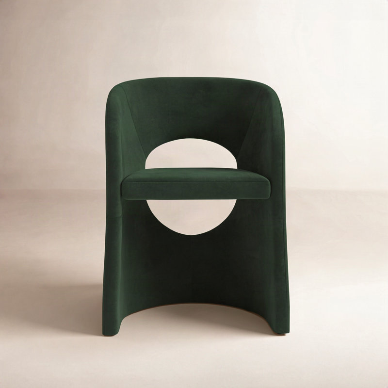 Hama Fully Upholstered Arm Chair, Green