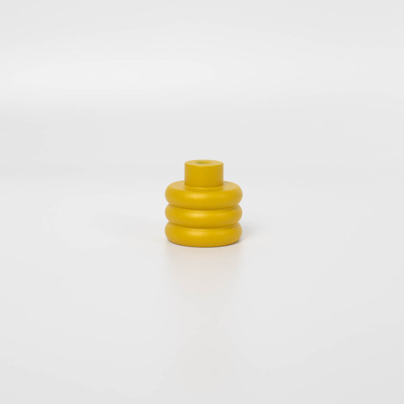 ROUS Hardware Mid-Century Modern Honey Comb Knob, Sunflower(Yellow)