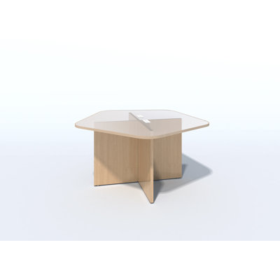 Table de conférence octogonale avec modules d'alimentation