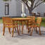 Cormarion Round Acacia Folding Outdoor Dining Table , cm W cm D-1928910650