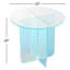Grande table de bout en verre irisé Vinci-998832107