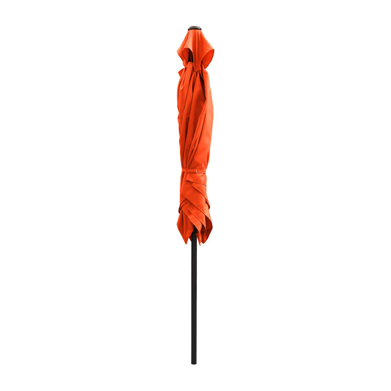 Parasol de marché carré 6,5 pi Tempo, Orange