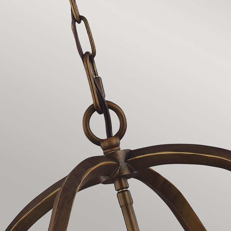 Varnum 6 - Light Brass Lantern Pendant