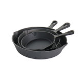 Ensemble de poêles en fonte 3 pièces Mega Chef
