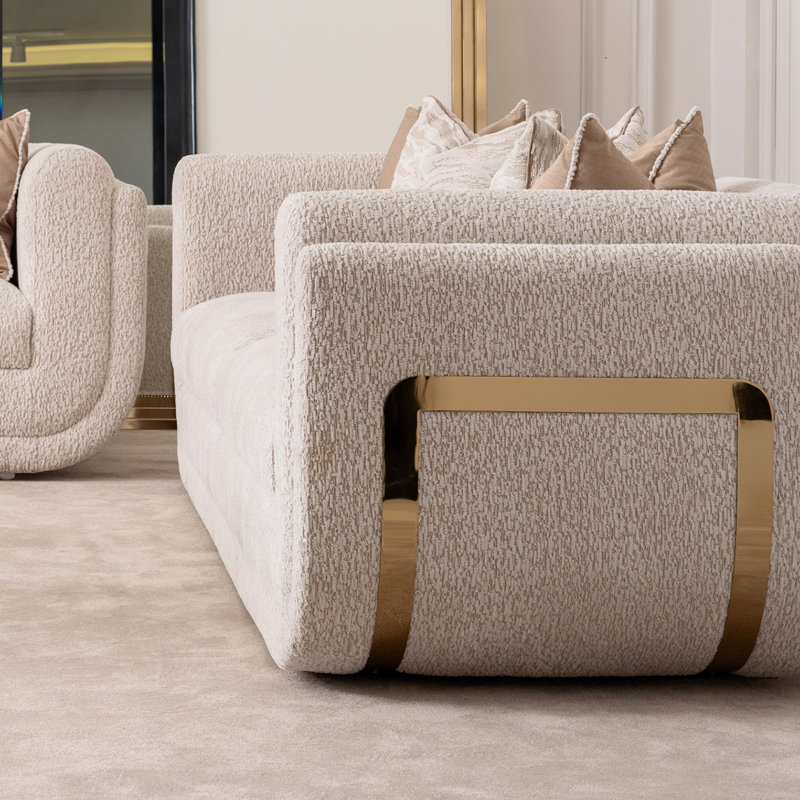 Savannah Breeze Sofa, 31" H x 92" W x 38" D