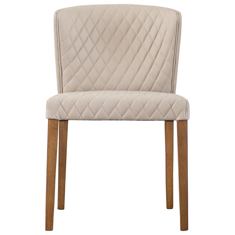 Orla Dining Table Set With Faux Leather Upholstered Dining Chairs