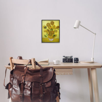 Van Gogh Yellow Sunflowers Framed Giclee Art by one1000paintings