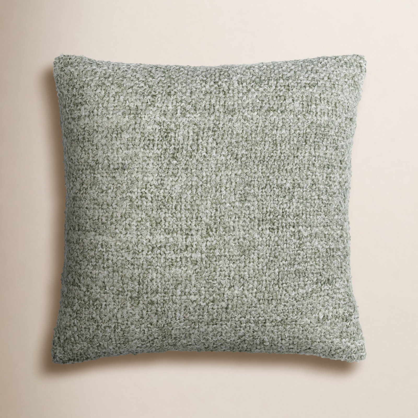 Tamari Pillow Cover, 20"H x 20"W, Down, Green