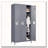 3-Door Metal Locker with Secure Locking System