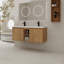 Meuble-lavabo mural 48 po avec double lavabo
