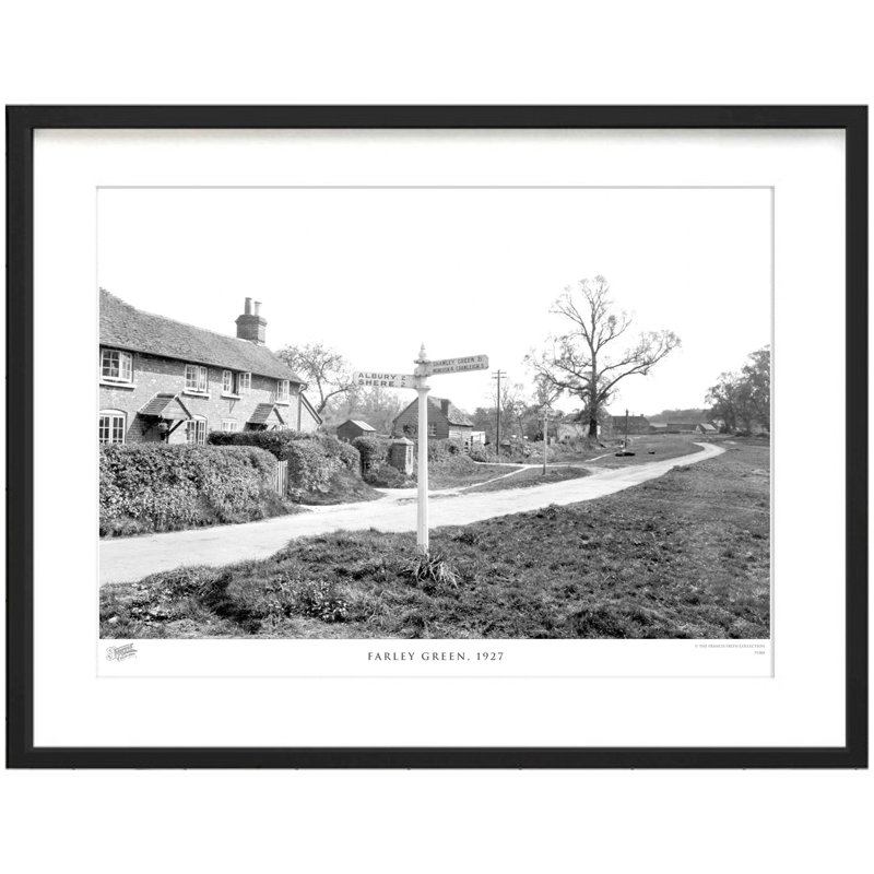 Farley Green, 1927 by Francis Frith - Single Picture Frame Print, 45cm H x 60cm W x 2.3cm D