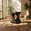 Table d'appoint torsadée en oxyde de magnésium Christopher Knight Home, 29,8 cm L x 29,8 cm P x 40,6 cm H