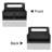 Black/Grey Remote Control Holder