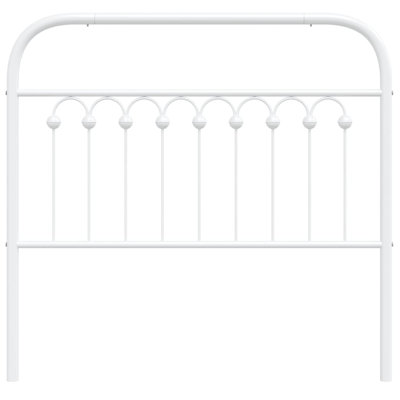Vidaxl Metal Replace Headboard Black 180 Cm