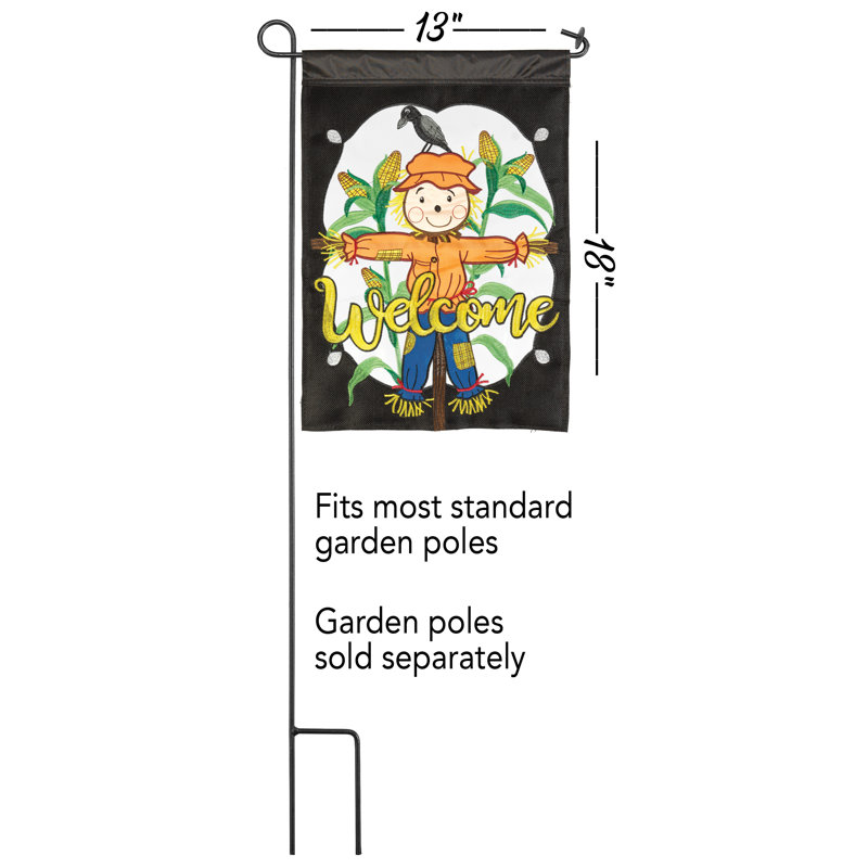 Bondfield Double Sided Polyester Garden Flag, 18" H x 13" W